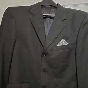 Charcoal Grey Mens Suit Jacket - 38 S